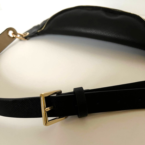 Macy's Black and Gold Fanny Pack - Picture 11 of 15